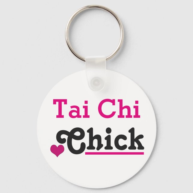 Tai Chi Chick Keychain (Front)