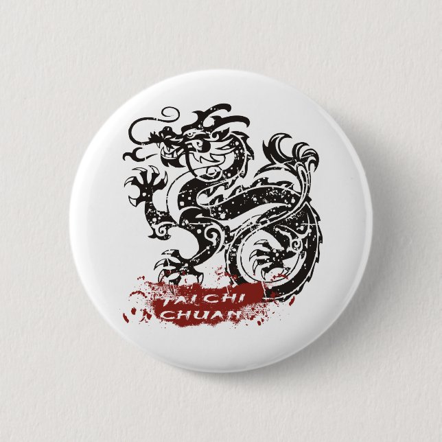 Tai Chi Chuan 2 Inch Round Button (Front)