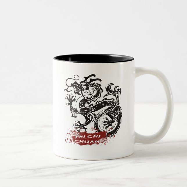 Tai Chi Chuan Gift Two-Tone Coffee Mug (Right)