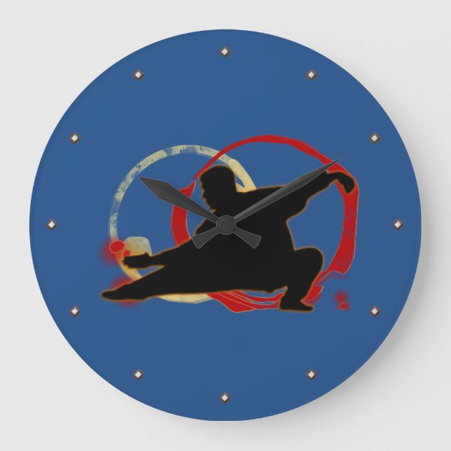 Tai Chi Chuan Large Clock (Front)