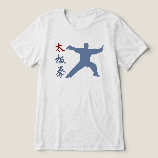 Tai Chi Chuan Tri-Blend Shirt (Design Front)
