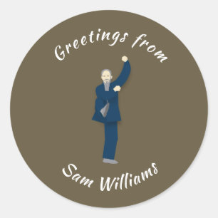 Tai Chi Classic Round Sticker