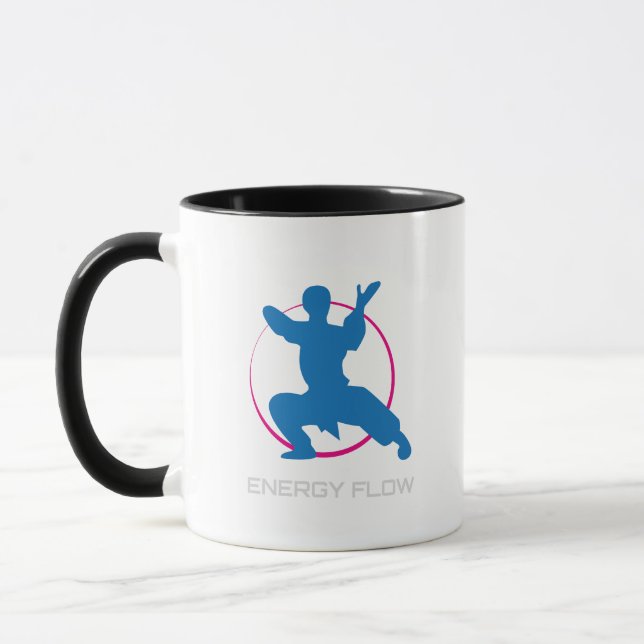 Tai Chi Energy Flow Martial Arts Mug (Left)