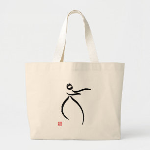 Tai Chi Flow Large Tote Bag