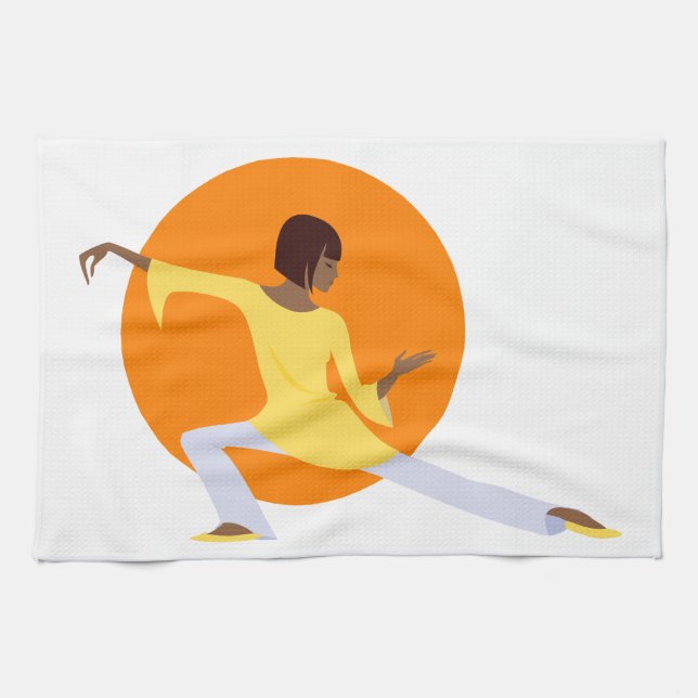 Tai Chi Kitchen Towel (Horizontal)