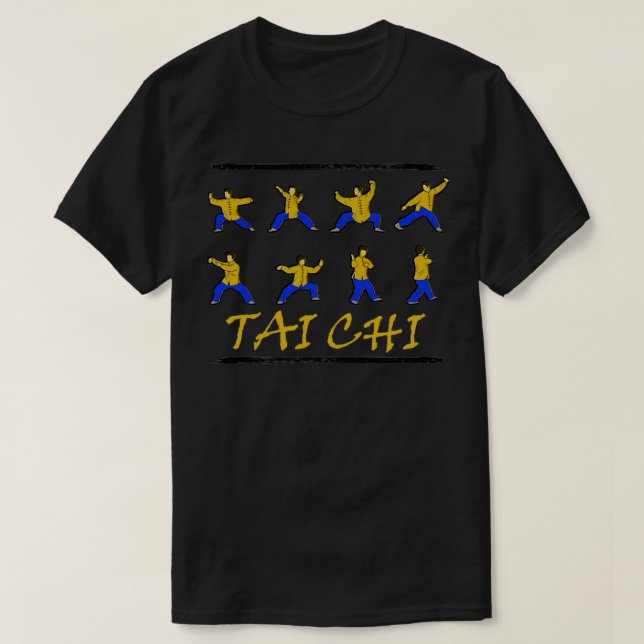 Tai Chi Martial Arts Self Defence Gift 6 T-Shirt (Design Front)