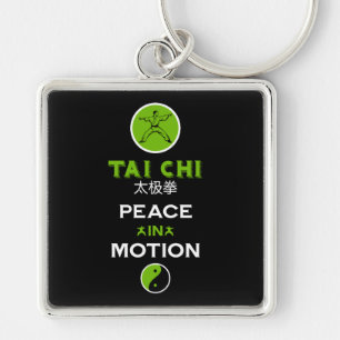 Tai Chi Practitioner Gift Keychain