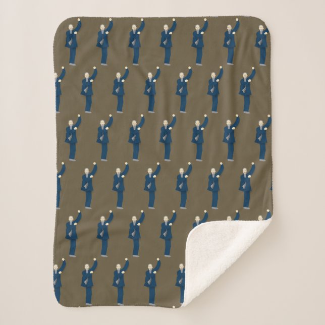 Tai Chi Sherpa Blanket (Front)