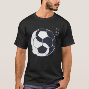 Tai Chi Soccer Yin, Yang, Qi Gong, Chinese Artwork T-Shirt