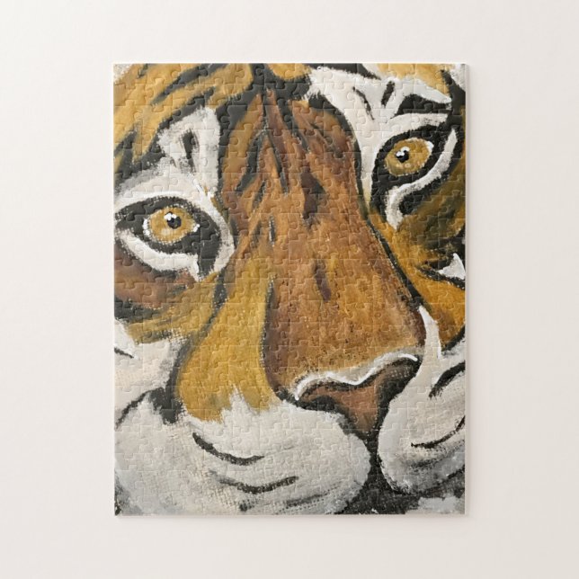 Tai Chi Tiger Face Jigsaw Puzzle (Vertical)