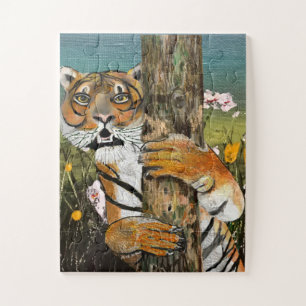 Tai Chi Tiger Illustration Jigsaw Puzzle