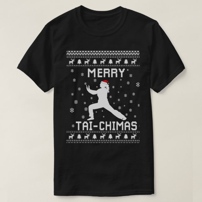 Tai Chi Ugly Christmas Sweater Gift for Tai Chi Lo (Design Front)