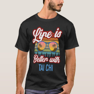 Tai Chi Vintage Sunset Tai Chi Instructor Tai Chi  T-Shirt