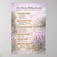 Tai Chi Walking Rustic Routine Chart |