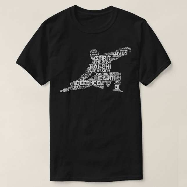 Tai Chi Words Classic TShirt (Design Front)
