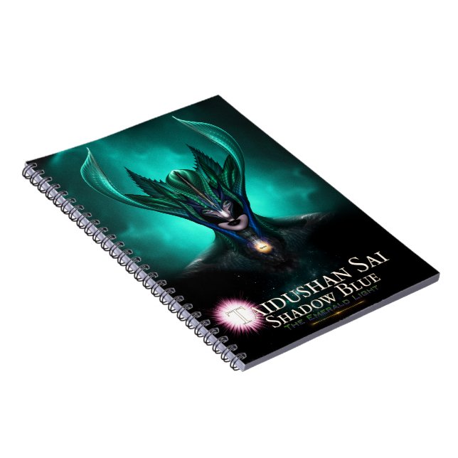 Taidushan Sai Shadow Blue - Emerald Light Notebook (Right Side)