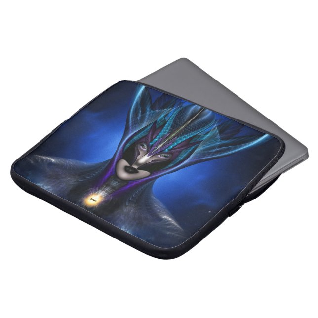 Taidushan Sai Shadow Blue Laptop Sleeve (Front Top)