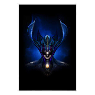 Taidushan Sai Shadow Blue RB BLK Perfect Poster