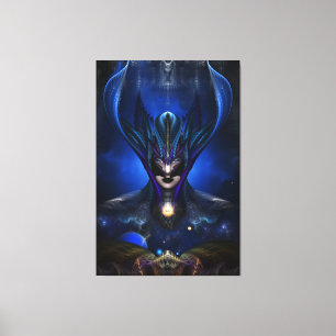 Taidushan Sai Shadow Blue RB Portrait Canvas Print