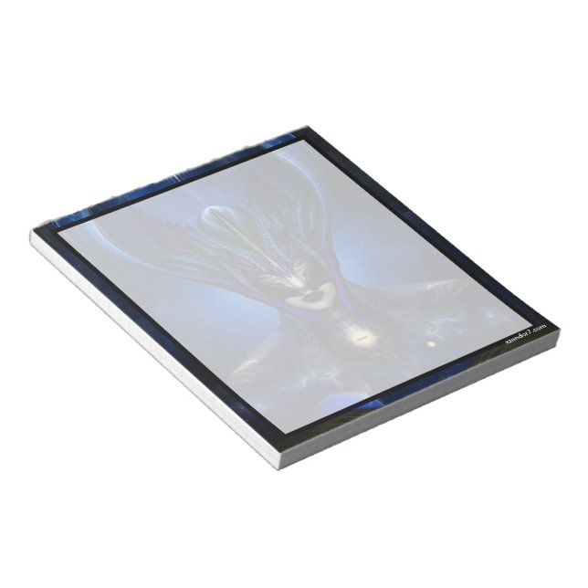 Taidushan Sai Shadow Blue RB Portrait Notepad (Angled)