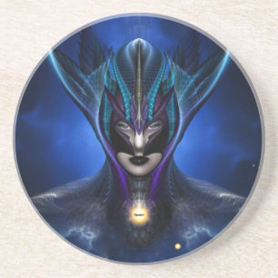 Taidushan Sai Shadow Blue Sandstone Coaster