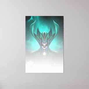 Taidushan Sai Shadow Blue TELGR Canvas Print
