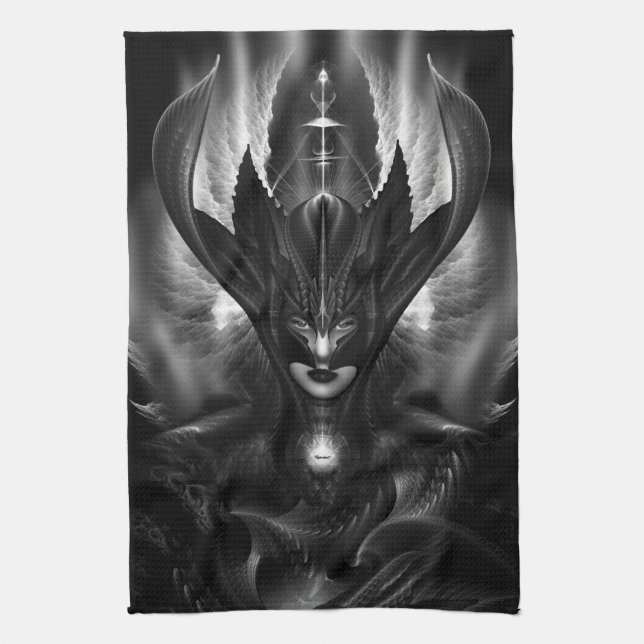 Taidushan Sai The Talons Of Time Kitchen Towel (Vertical)