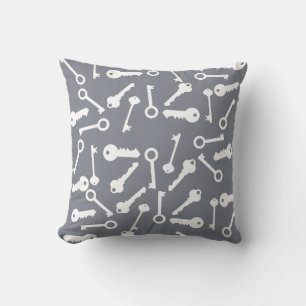 Taie de coussin à motif de formes de touches diffé