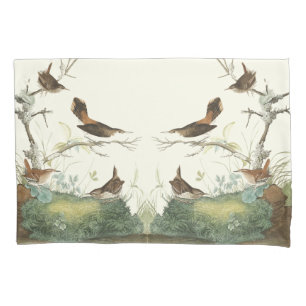 Taie d'oreiller d'animal de faune d'oiseaux de