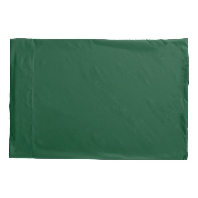 Taie d'oreiller de Forest Green (Dos)