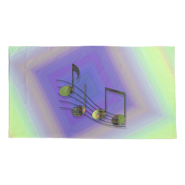 Taie d'oreiller Dubstep Notes (Dos)