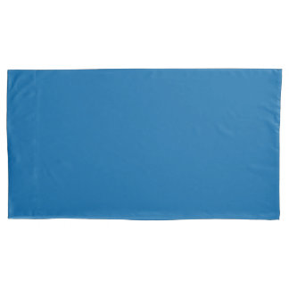 Taie d'oreiller simple grande bleue de saphir