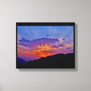Taif Sunset Canvas Print