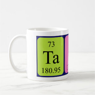 Taiga periodic table name mug