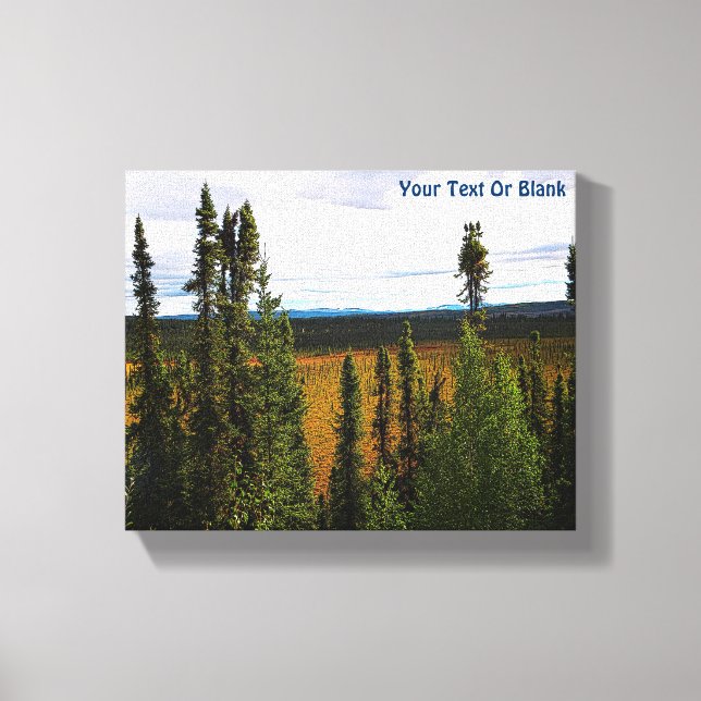 Taiga Summer Canvas Print (Front)
