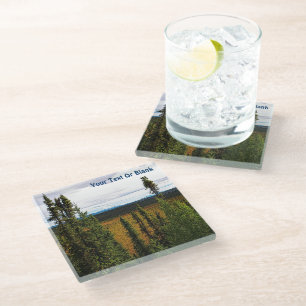 Taiga Summer Glass Coaster