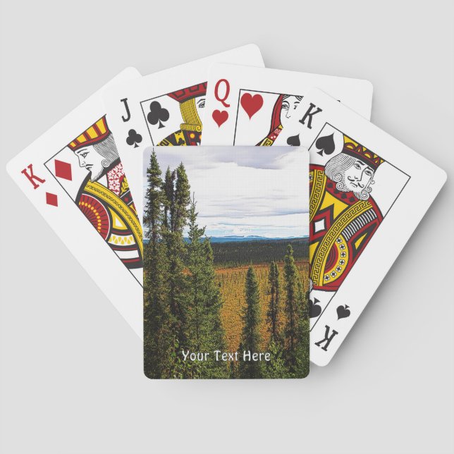 Taiga Summer Playing Cards (Back)