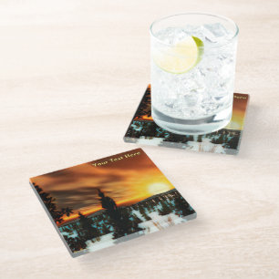 Taiga Sun Glass Coaster