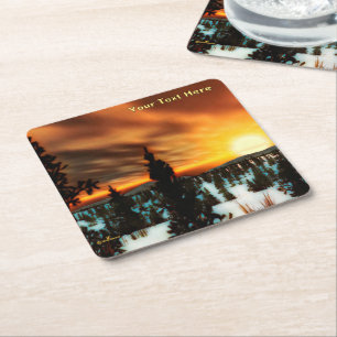 Taiga Sun Square Paper Coaster