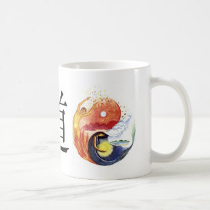 Taijitu illustrating polarity coffee mug
