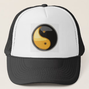 Taijitu_yellow Trucker Hat
