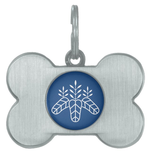 Taiko paulownia pet tag (Front)