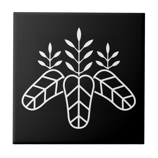 Taiko paulownia tile (Front)