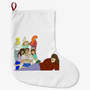 Tail harem  large christmas stocking
