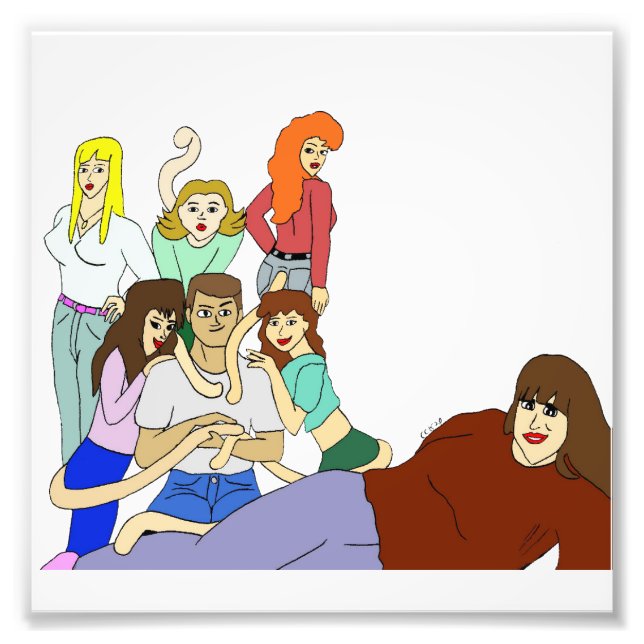 Tail harem  photo print (Front)