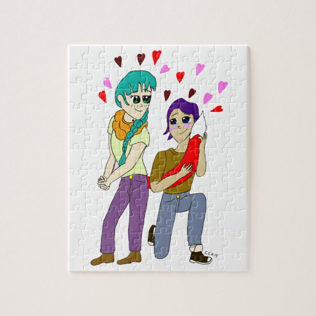 tail love jigsaw puzzle (Vertical)