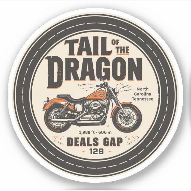 Tail of the Dragon Deals 318 curves road trip  (Front)