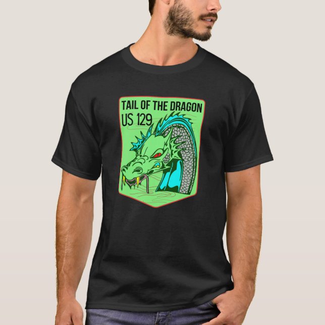 Tail of the Dragon Deals Gap Motorcycle road gifts T-Shirt (Front)