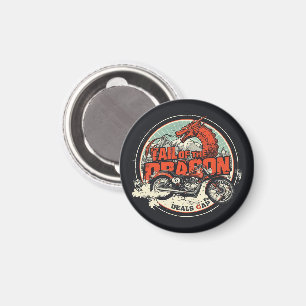 Tail of the Dragon Deals Gap Motorcycle road trip  Magnet