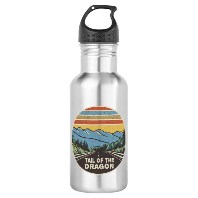 Tail Of The Dragon Mountains 532 Ml Water Bottle (Front)